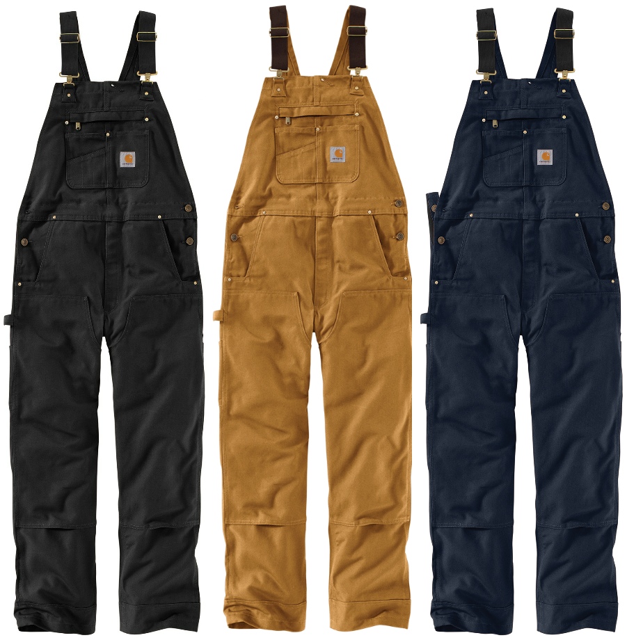 CARHARTT - Men's Duck Bib Overall / Unlined R01