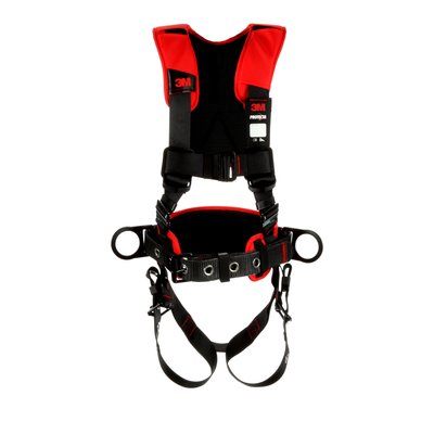 3M™ Protecta® Comfort Construction Style Positioning Harness 1161207, Black,