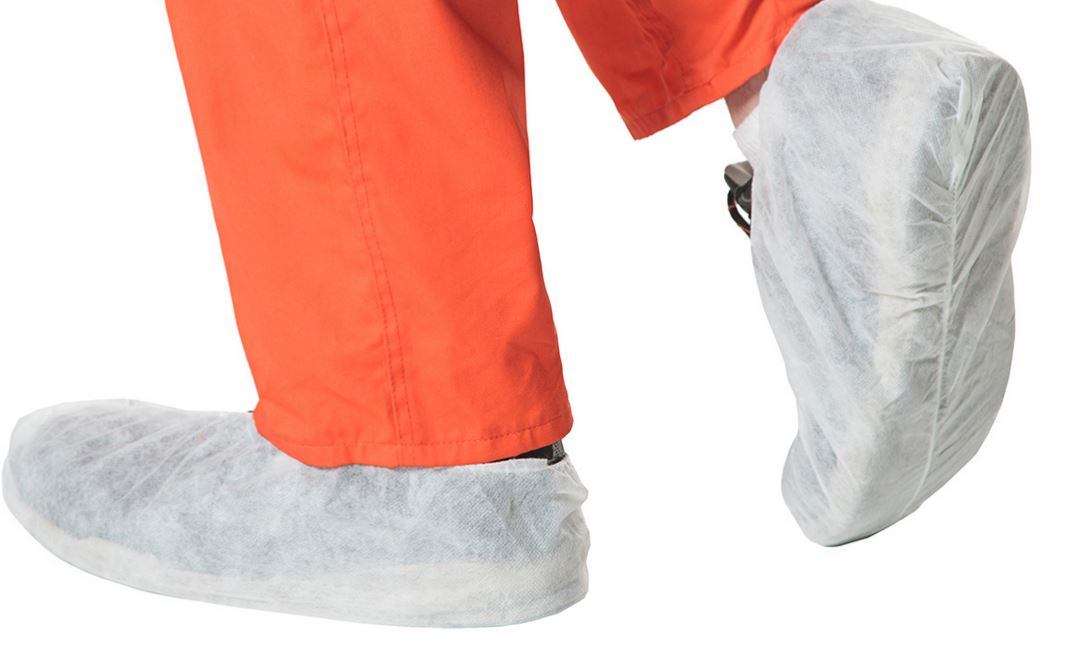 POLYPROPYLENE DISPOSABLE SHOE COVER 50 PRS /PKG