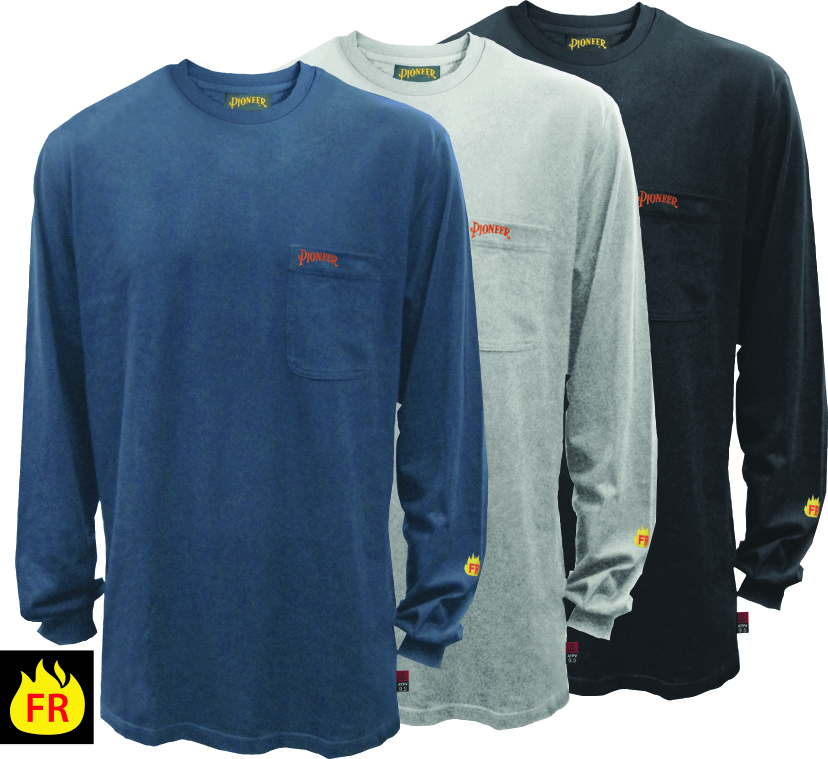 PIONEER PROTECTIVE - Flame Resistant FR / HRC Long-Sleeved Cotton Shirt