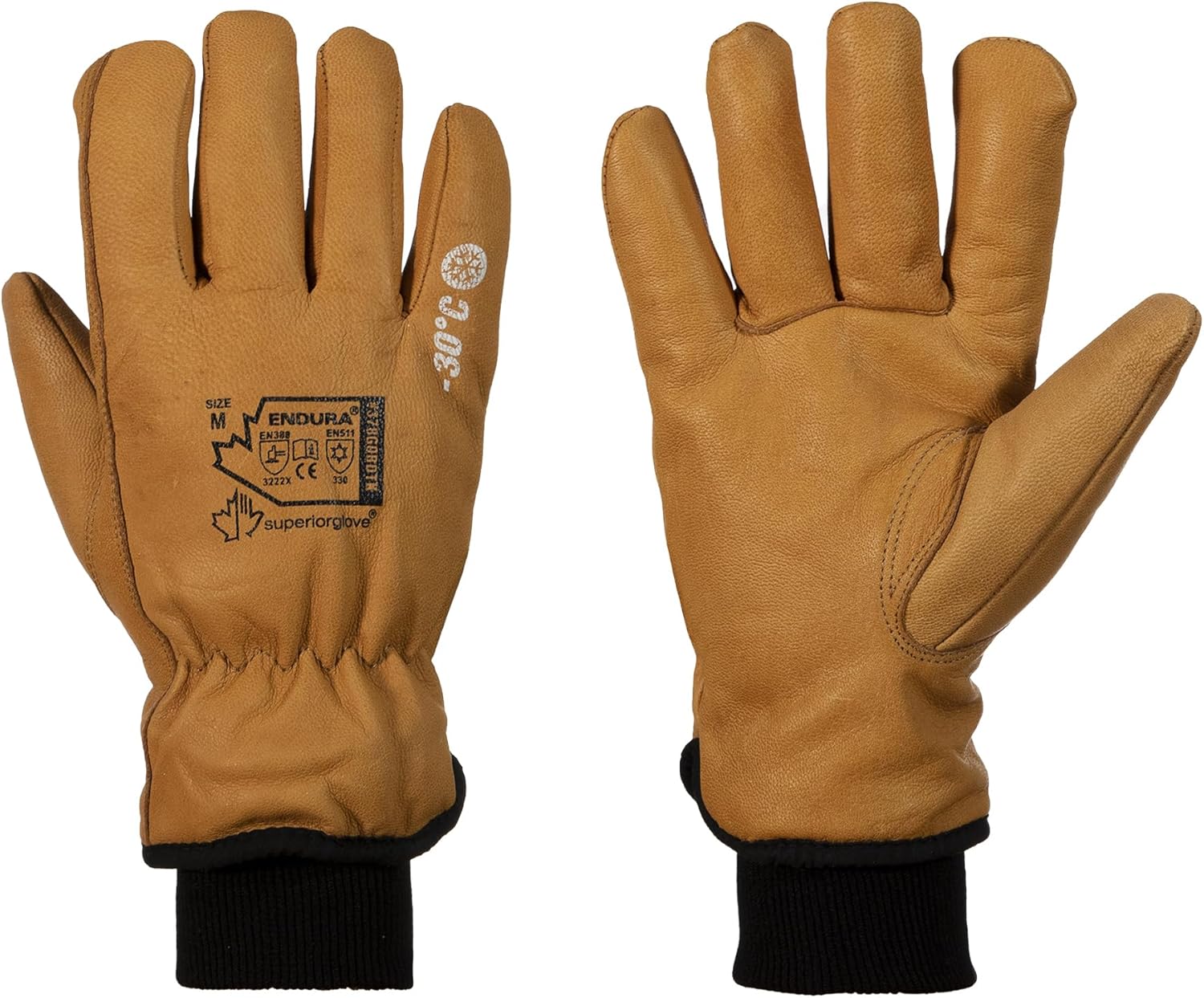 Endura® Deluxe Winter Driver's Glove,, Grain Goatskin Palm, Thinsulate™ Inner Lining 378GOBDTK