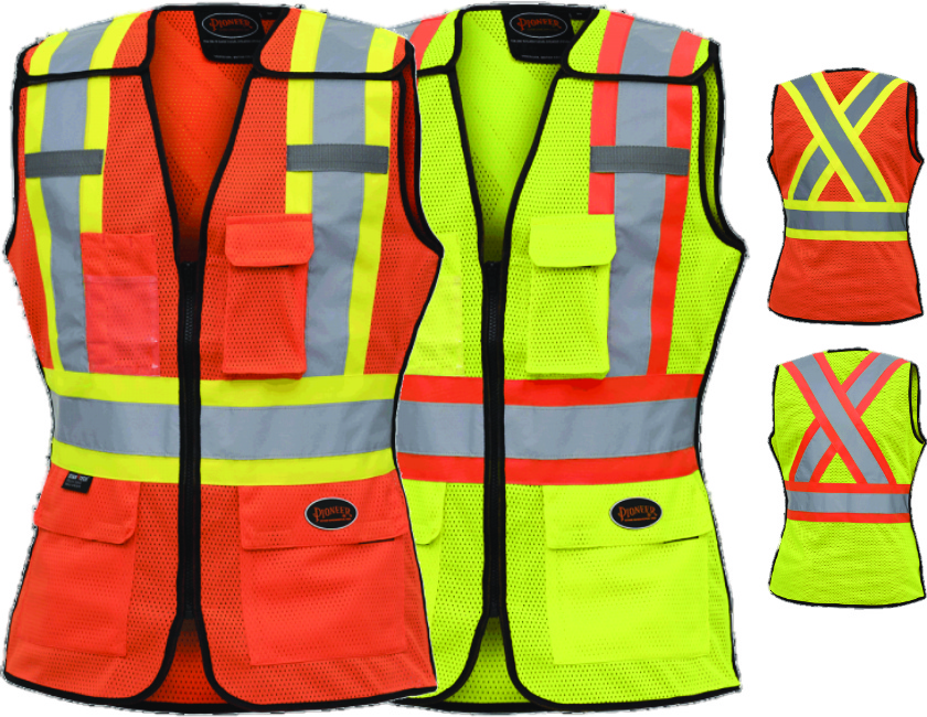 PIONEER Women’s Hi-Viz Safety Tear-Away Vest