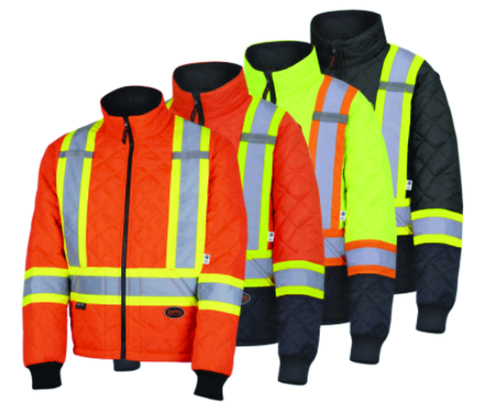 PIONEER PROTECTIVE - HI-VIZ SAFETY QUILTED FREEZER JACKET 5015 / 5017