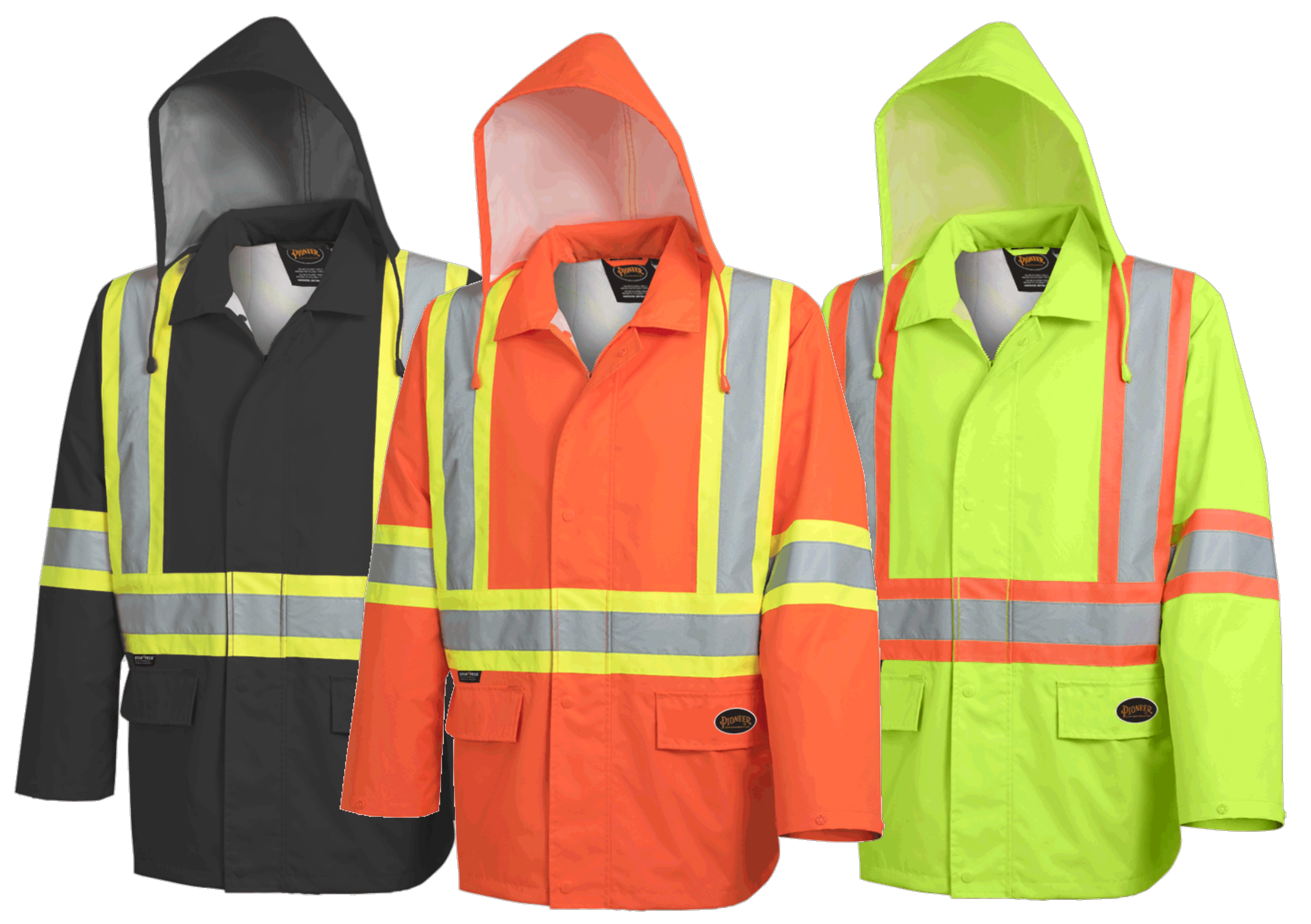 PIONEER 300D Oxford Hi Vis safety rain Jacket