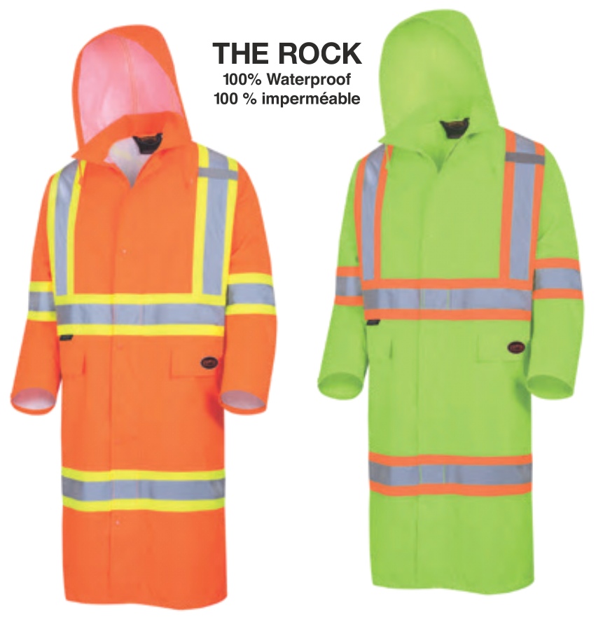 PIONEER "The Rock" 300D Oxford Polyester Long Coat with PU Coating