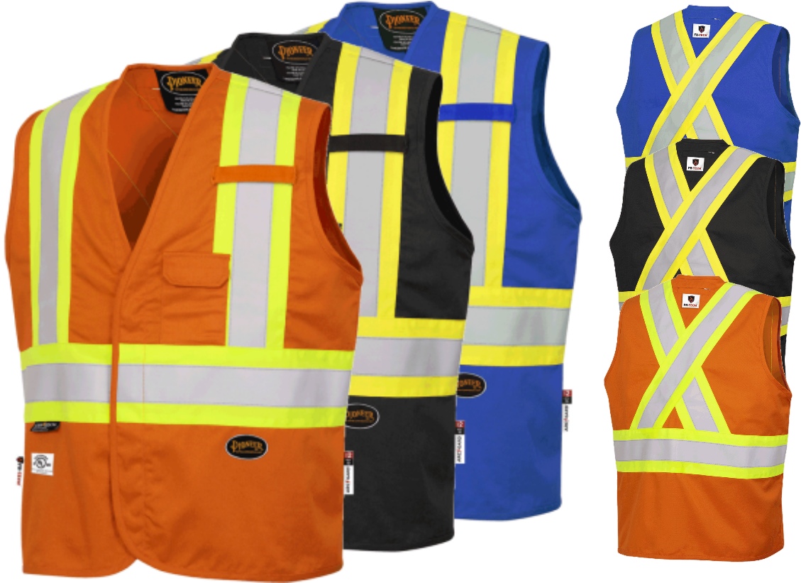 PIONEERFR-TECH® 88/12 FR SAFETY VESTS 7 OZ