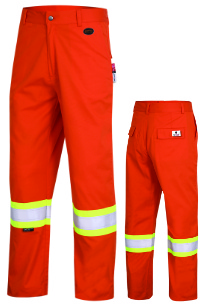 Pioneer FR-TECH® FR/ARC RATED 7 OZ HI-VIZ SAFETY PANTS 88/12 HI-VIZ ORANGE