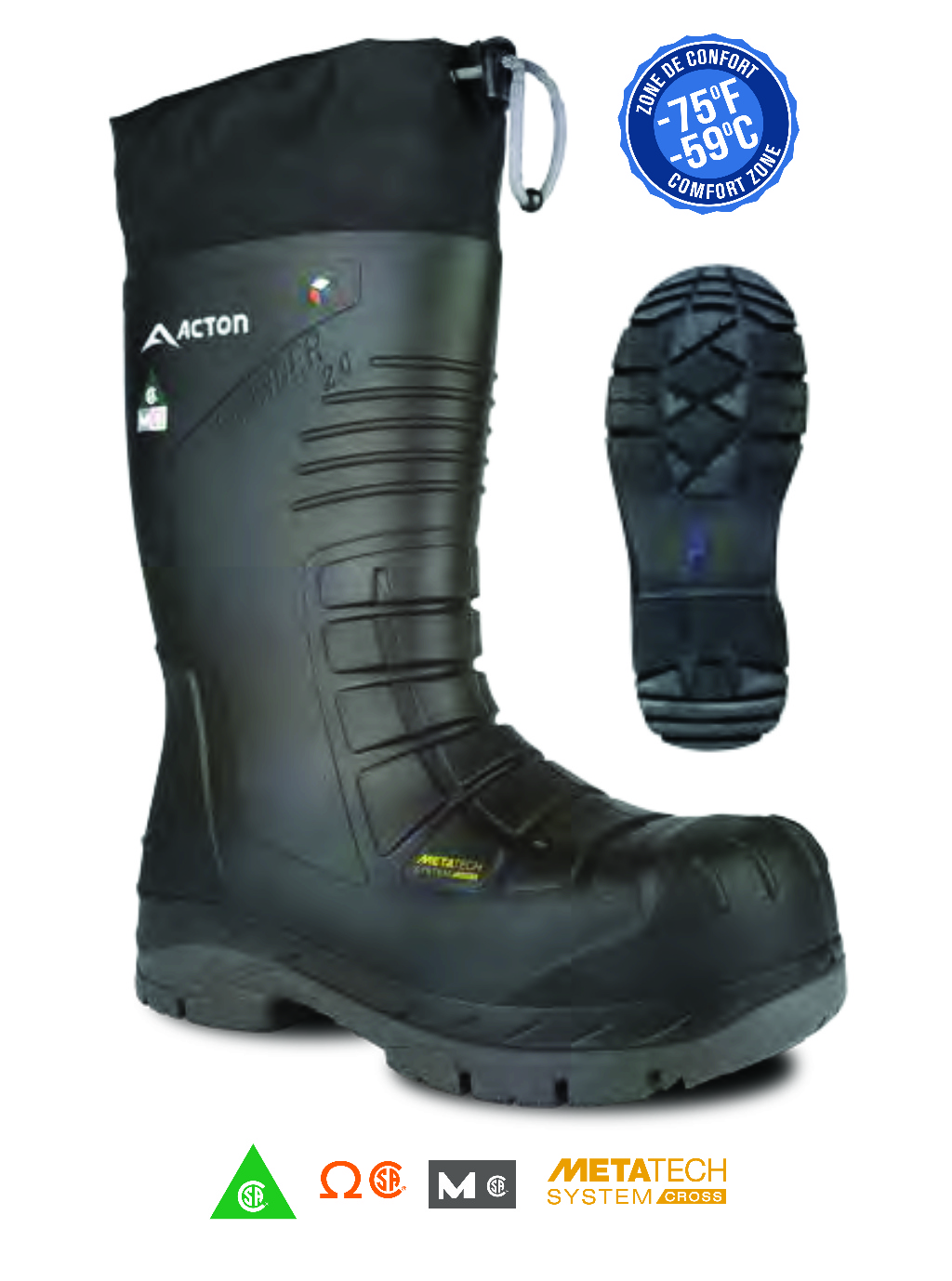 Acton Icelander 2.0 Internal Metguard Insulated Work Boot A3961