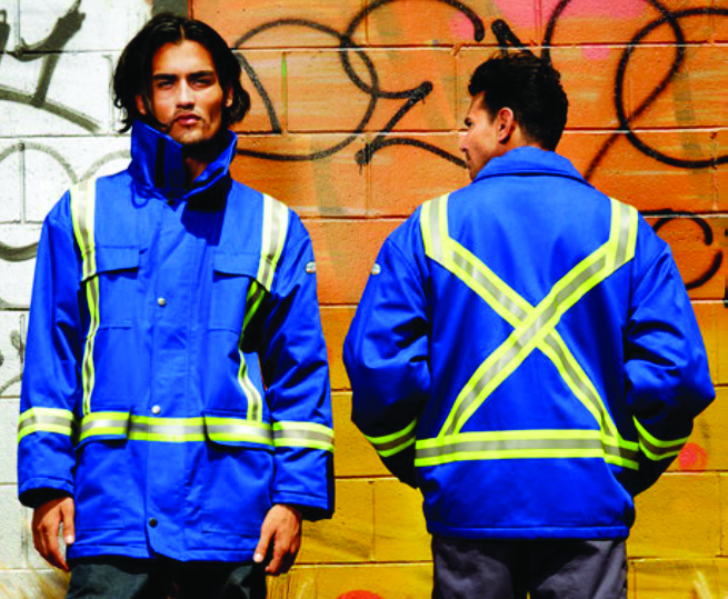 RASCO FIRE RETARDANT 88/12 SAFETY LINED PARKA  FR3906RB