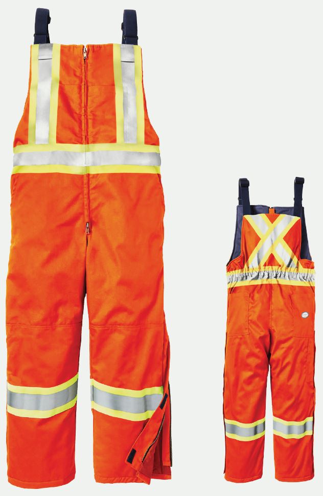 RASCO FIRE RETARDANT 88/12 SAFETY LINED BIB OVERALL   FR6706OH