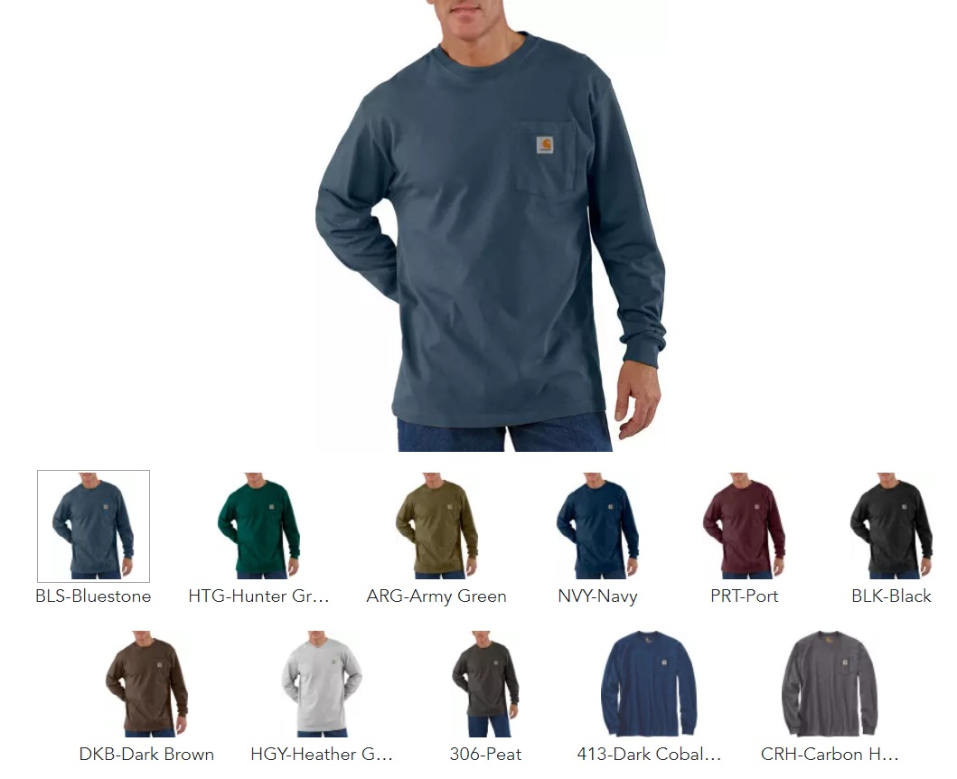 Carhartt - Long Sleeve Workwear Crewneck T-Shirt
