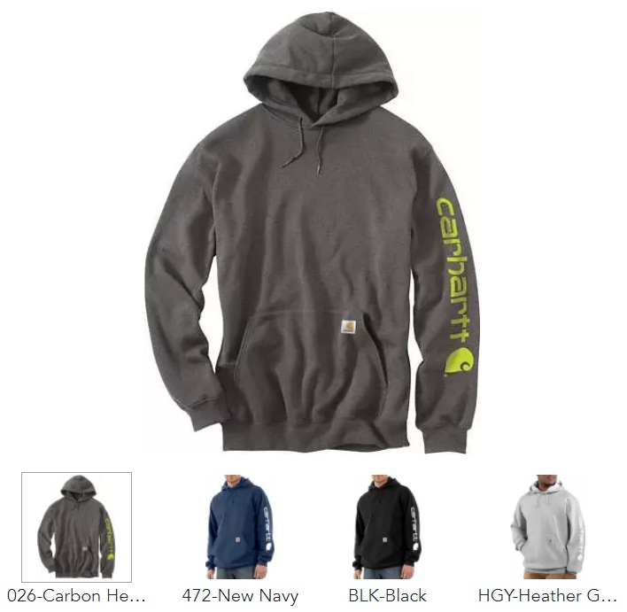 Carhartt Loose Fit Midweight Logo Sleeve Graphic Sweatshirt - K288