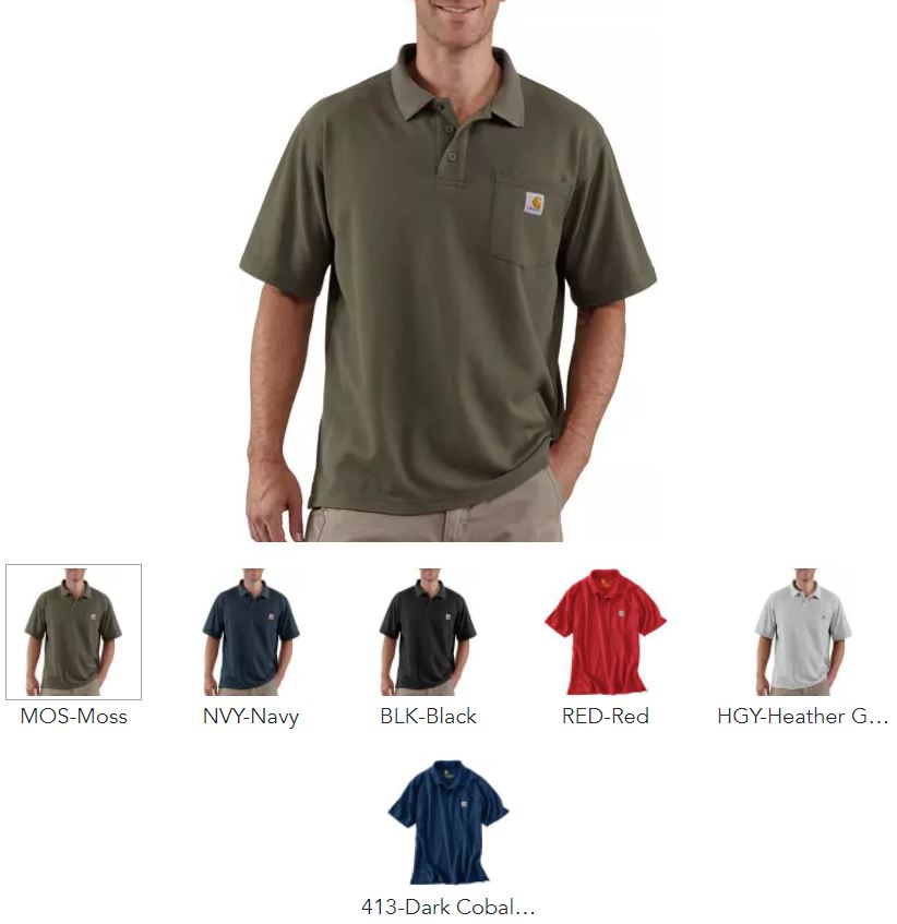 CARHARTT - Contractor’s Work Pocket® Polo Shirt