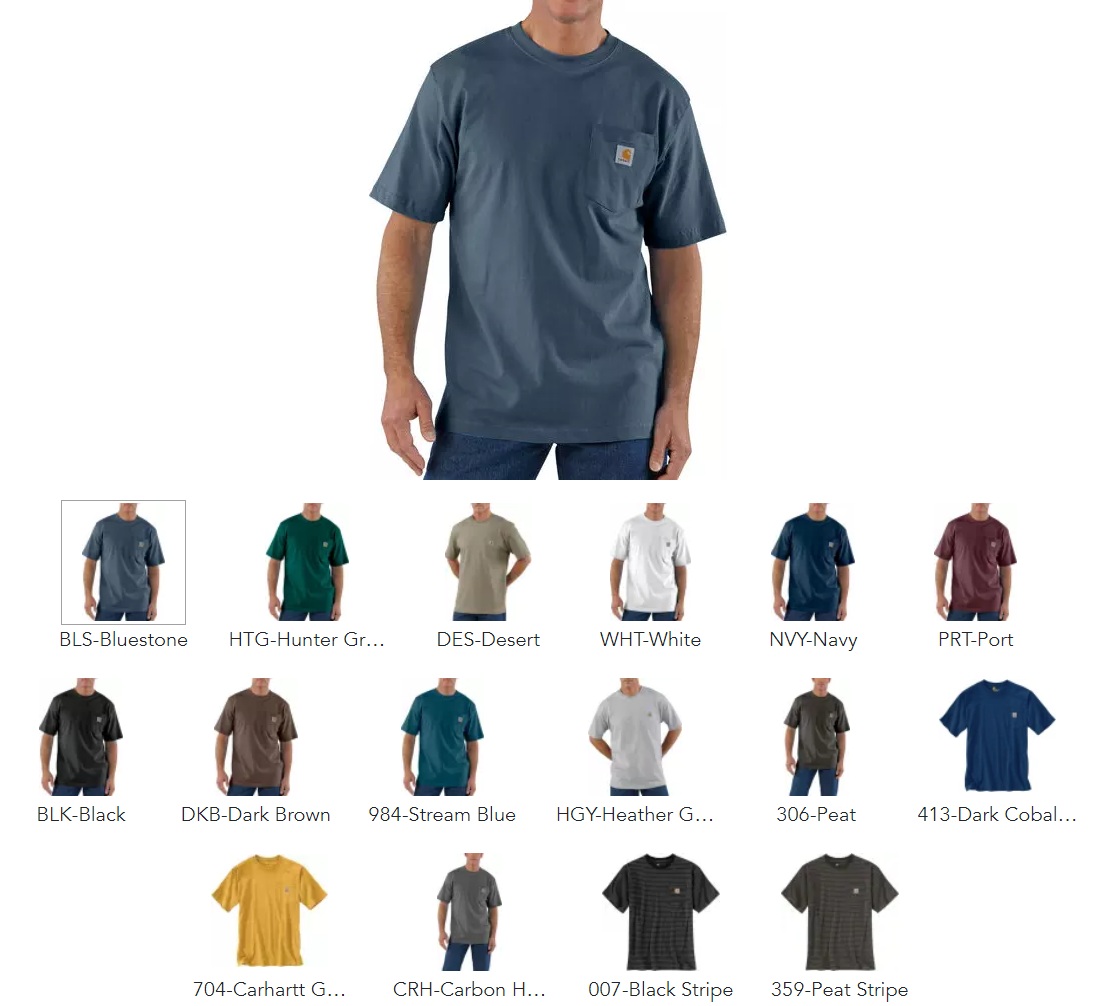 CARHARTT - Men's Workwear Pocket Short-Sleeve T-Shirt