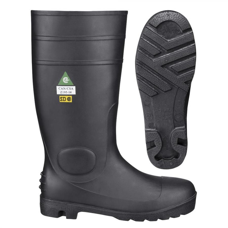 PIONEER PVC 15" SAFETY RAIN BOOTS  1022