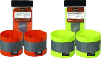 Pioneer Products H-VIZ 4" ADJUSTABLE REFLECTIVE ANKLE BANDS (PAIR)