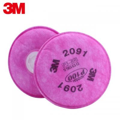 3M PARTICULATE FILTER P100  2/PK  2091