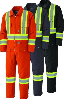 PIONEER PROTECTIVE - Quilted Cotton SAFETY Duck Coverall