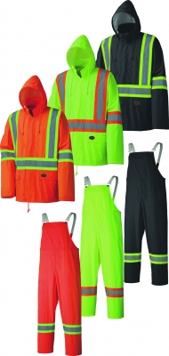 PIONEER PROTECTIVE - HI-VIZ SAFETY LIGHTWEIGHT RAIN SUIT