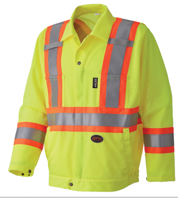 PIONEER PROTECTIVE - HI-VIZ SAFETY TRAFFIC JACKET