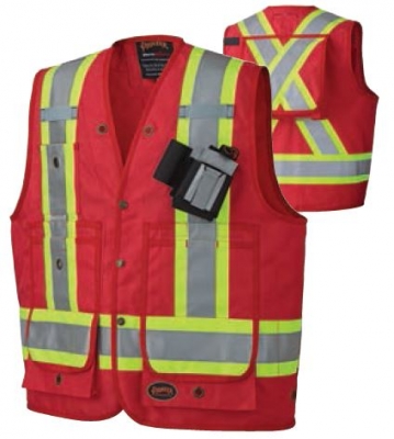 PIONEER PROTECTIVE - CSA 600 DENIER SURVEYOR'S SAFETY VEST