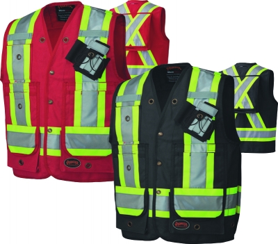PIONEER PROTECTIVE - CSA SURVEYOR’S/SUPERVISOR’S COTTON DUCK SAFETY VEST