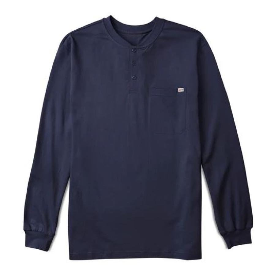 RASCO  FR Stretch Henley shirt  FR0101UNV