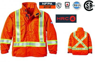 RASCO FIRE RETARDANT 88/12 SAFETY LINED BOMBER JACKET