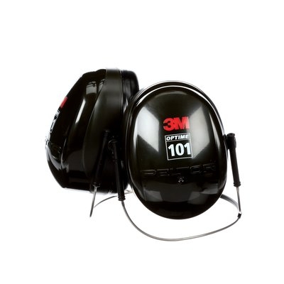 3M™ Peltor™ Optime 101 Behind-the-Head Earmuffs, H7B, black