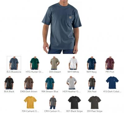 CARHARTT - Men's Workwear Pocket Short-Sleeve T-Shirt