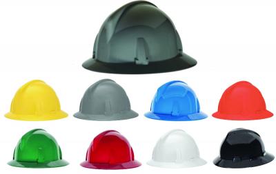 MSA - TOPGARD TYPE 1 FULL  BRIM HARD HAT - RACHET SUSPENSION