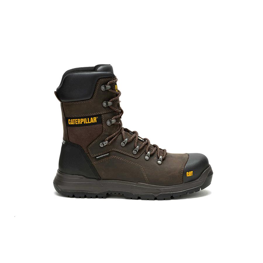CAT Diagnostic 2.0 8" Waterproof TX Composite Toe CSA Work Boot P725893