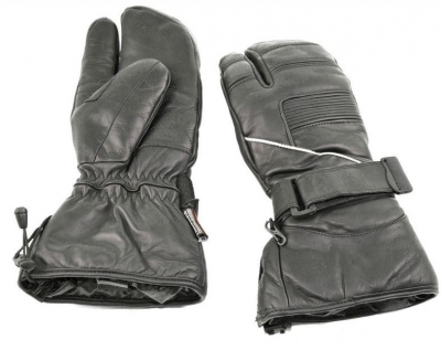 Leather Snowmobile / Cold Weather Motorcycle 1 Finger Mittens