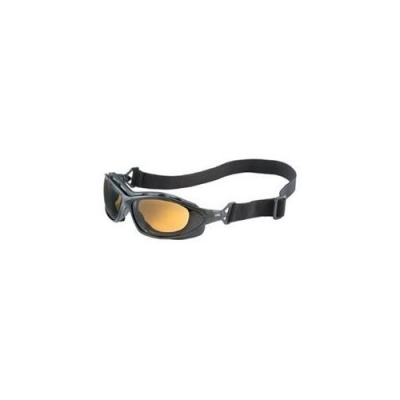 Uvex  Seismic Safety Eyewear, Black Frame, Espresso Uvextra Anti-Fog Lens/Headband