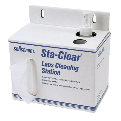 SELLSTROM - Sta-Clear™ Lens Cleaning Stations (1,000 TISSUES AND SPRAY BOTTLE)