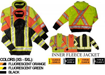 TOUGH DUCK  3-IN-1 SAFETY BOMBER JACKET S413