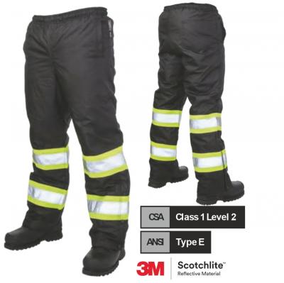 TOUGH DUCK PULL-ON POLY OXFORD INSULATED SAFETY PANT S614