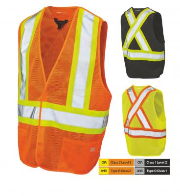 TOUGH DUCK MESH 5-POINT TEAR-AWAY SAFETY VEST S9I0