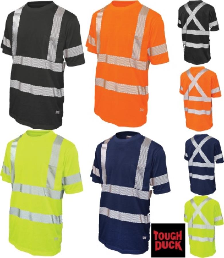 TOUGH DUCK POLYESTER JERSEY SHORT-SLEEVE SAFETY T-SHIRT ST12