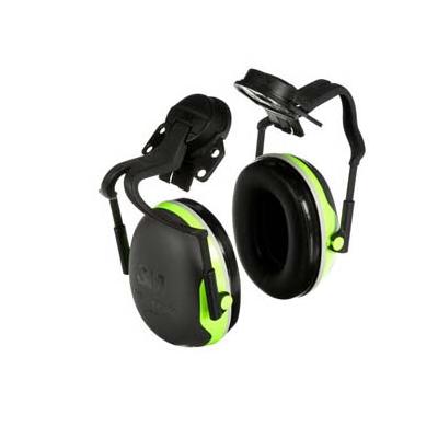 3M X4P51E, PELTOR X4, Full Brim Hard Hat Attached Earmuff, NRR 26
