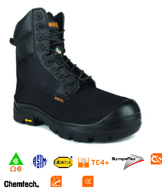 STC - Shire Ballistic Nylon Metal Free 8" Safety Work Boot