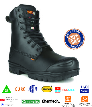 STC MASKA -  8" SAFETY WORK BOOT 400G THINSULATE