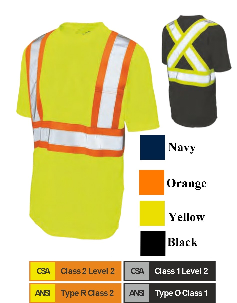 HI VIS - BIRDSEYE SAFETY SHIRT