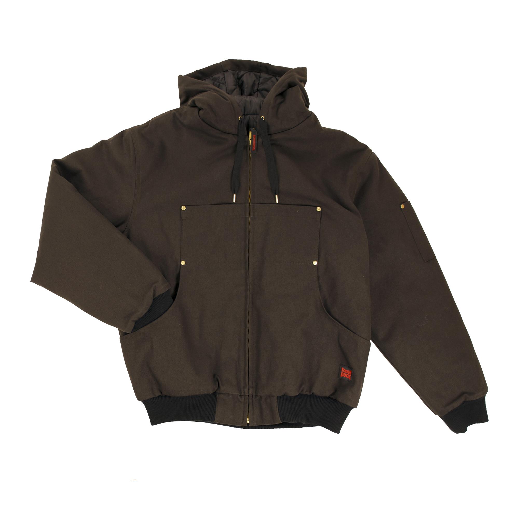 Work & Casual Wear-Tough Duck - Hooded Duck Bomber Jacket