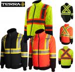 TERRA® Hi-Vis Lined Safety Freezer Jacket 116505