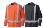 FLAME RESISTANT LONG-SLEEVED COTTON HI-VIS SAFETY SHIRT | PIONEER