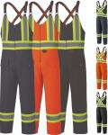 PIONEER PROTECTIVE - QUILTED COTTON DUCK SAFETY OVERALL