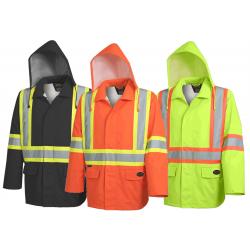PIONEER 300D Oxford Hi Vis safety rain Jacket