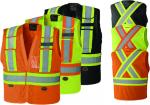 PIONEER DROP SHOULDER SAFETY TEAR-AWAY VEST - POLY MESH