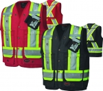PIONEER PROTECTIVE - CSA SURVEYOR’S/SUPERVISOR’S COTTON DUCK SAFETY VEST